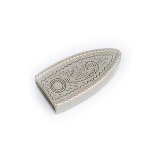 Western Belt Tips - Replacement Leather Belt End Tips - Metal Belt End Tips For 20 Mm Straps - Silver Belt Tips - Belt End Caps