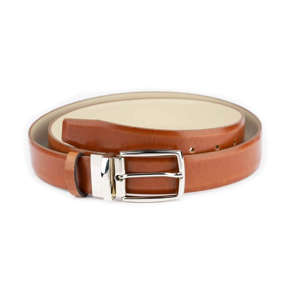 Michael Kors tan & brown Silver stud wide belt M