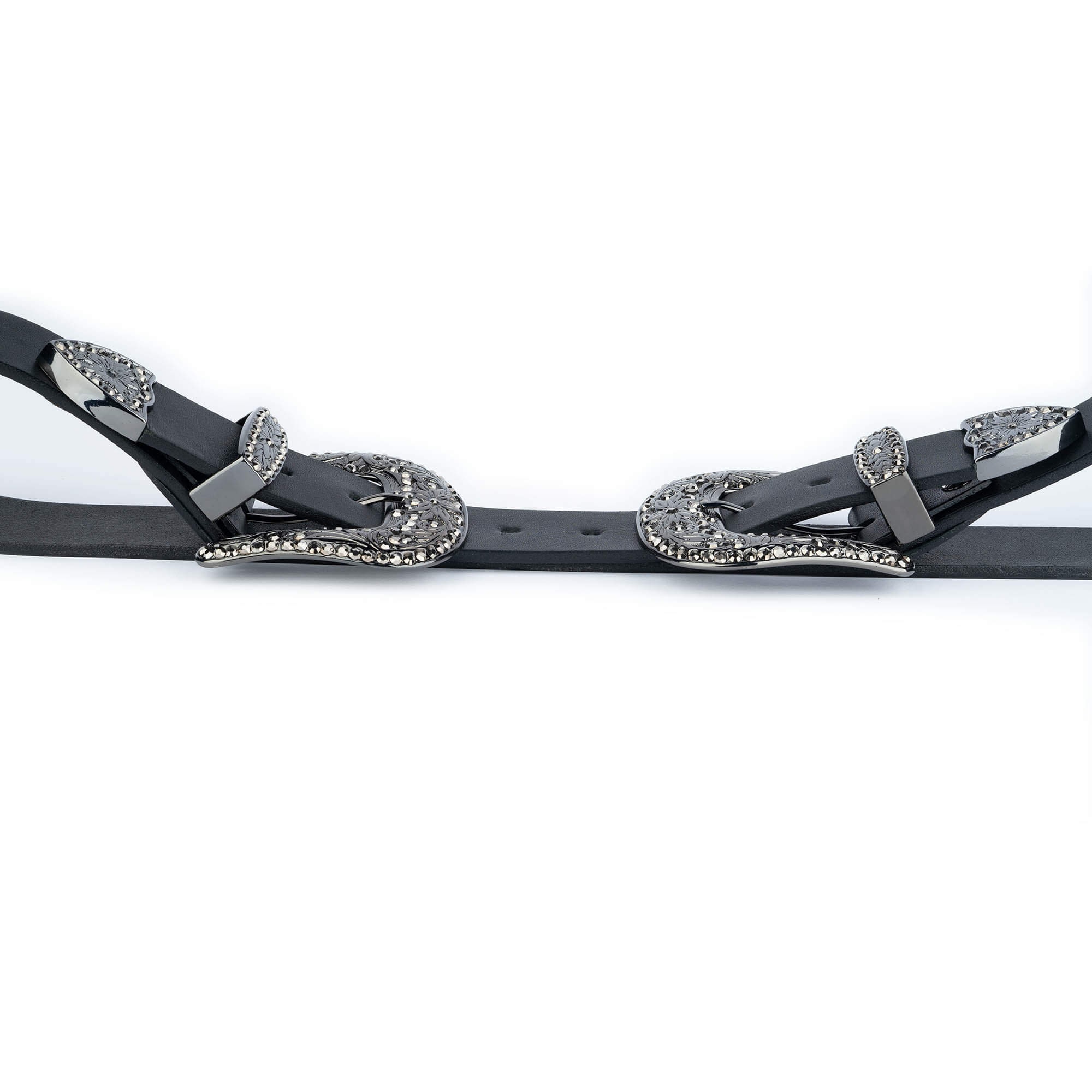 Boucle ceinture western cowgirl cœur métal sculpté - Accessoires & Bagagerie