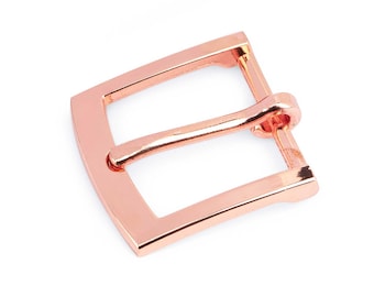 Rose Gold Belt Buckle - 1 Inch Buckle - Classic Belt Buckle - Rose Belt Buckle - Golden Belt Buckle - 25 mm - Women Belt Buckle