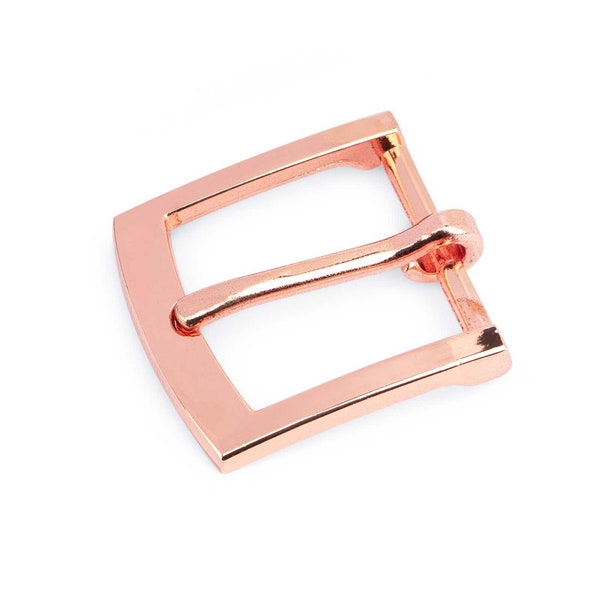 Hebilla de cinturón de oro rosa - Hebilla de 1 pulgada - Hebilla de cinturón clásica - Hebilla de cinturón de rosa - Hebilla de cinturón de oro - 25 mm - Hebilla de cinturón de mujer