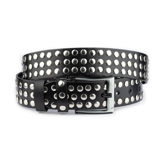 小物 00's archive silver leather studs belt 00's archive silver leather studs belt