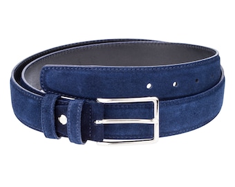 blue dress for baby girl Men's Blue Italian Leather Belt – Paul Evans
