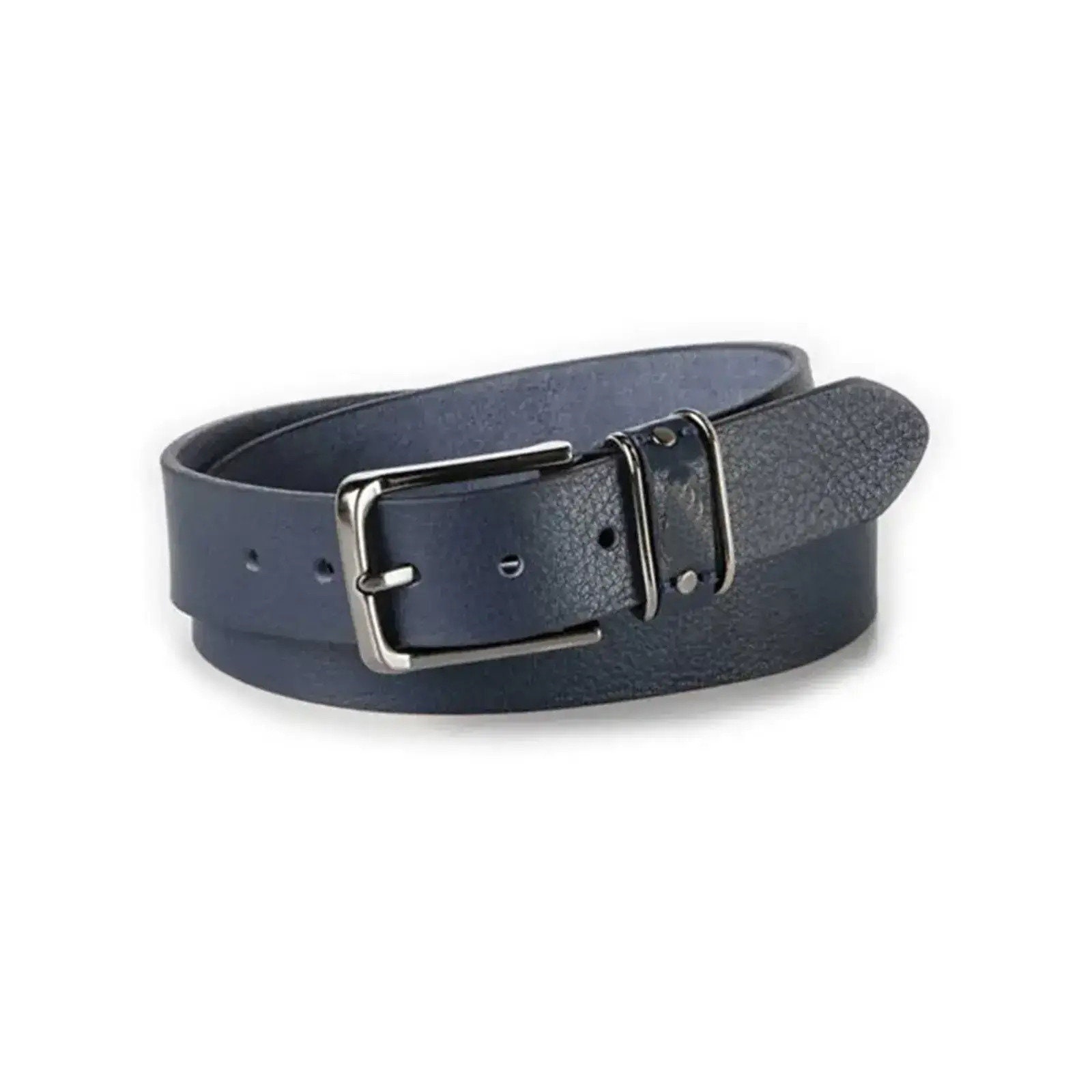 Cintura Reversibile Uomo Blu Marrone - Foto 8