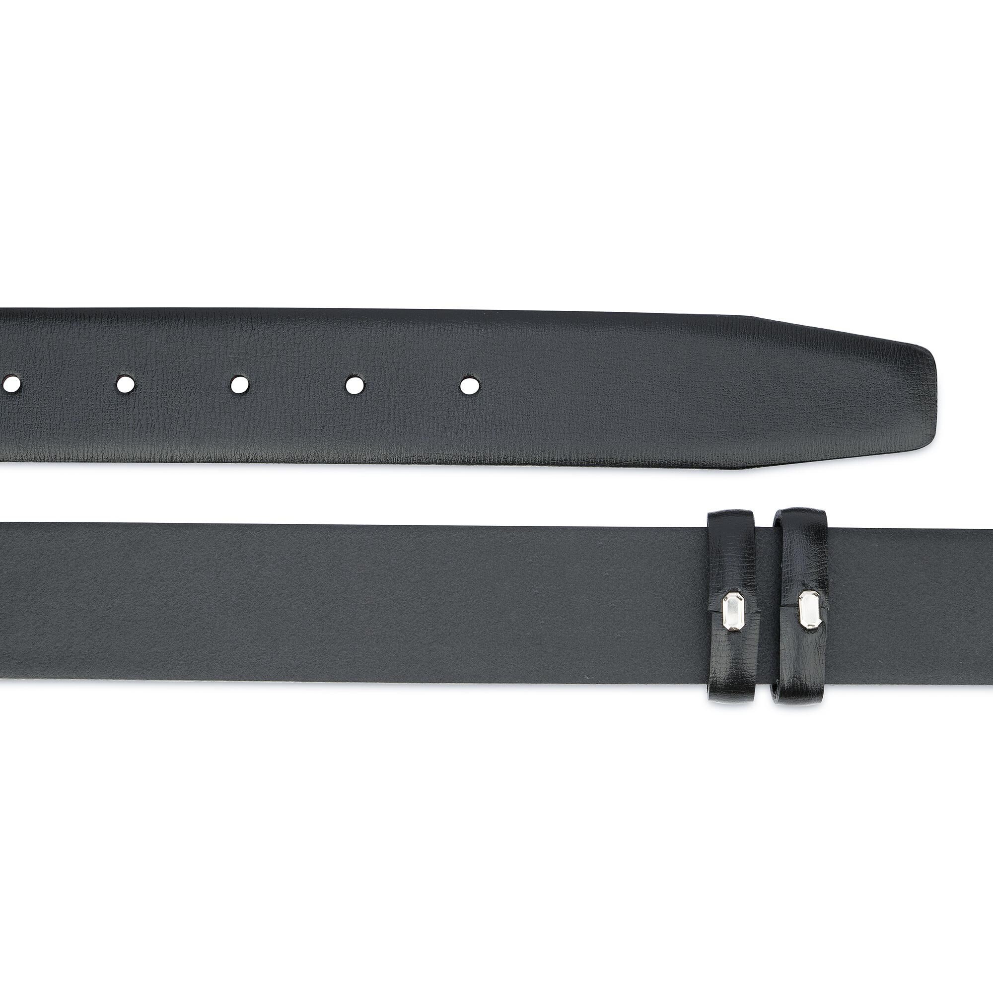 Falari Cinturino Di Ricambio In Vera Pelle Larga 3,8 Cm (37 Mm) – Senza Fibbia, A Scatto, Per Fibbie Da 40 Mm – Regalo In Elegante Confezione - 3