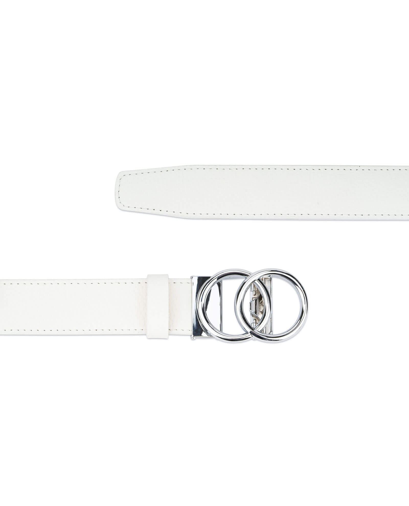 小物 coldf33t Double belts - WHITE BELT 小物 coldf33t Double belts - WHITE BELT White Alligator 1 3/8