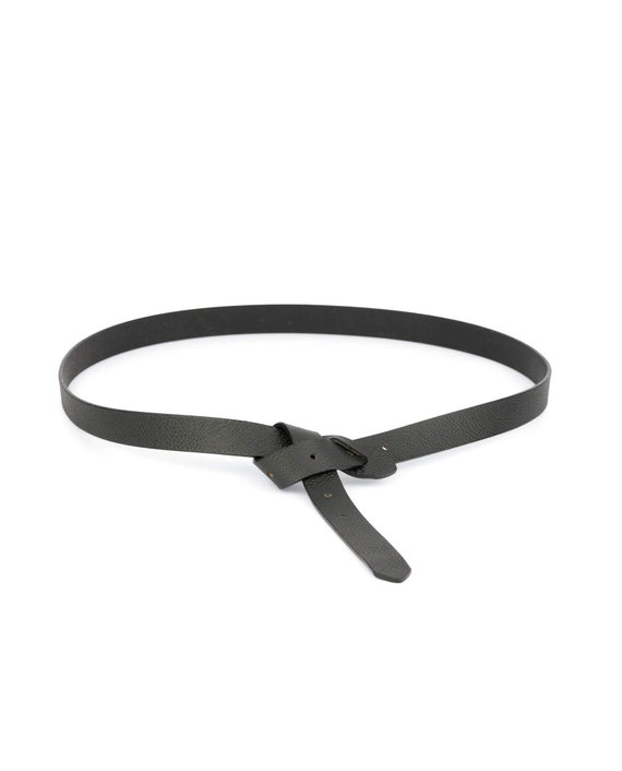 Girls Leather Belt Black Tie Leather Belt Leather Belt For Kids Girls Black Belt Leather Belt For Kids Waist Leather Belt