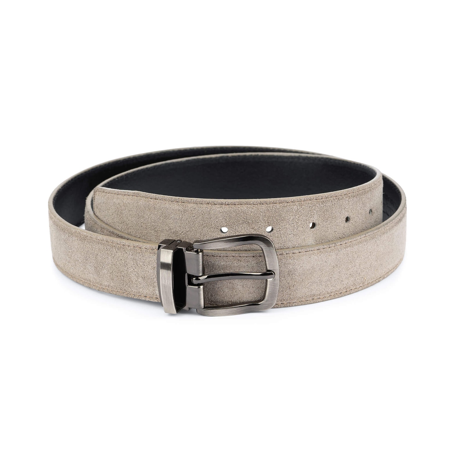 Womens Taupe Belt Women's Suede Belt Taupe Mens Belt Etsy