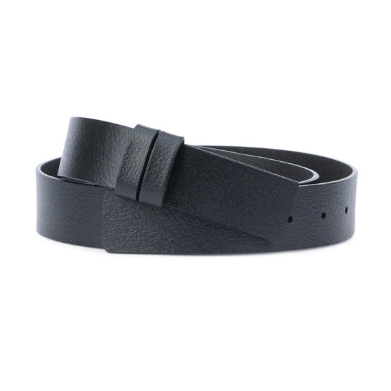 2 Cinture Uomo Senza Fibbia In Nylon Con Chiusura A Strappo, Larghezza 3,8 Cm, Taglia Unica Large, Per Lavoro E Sport