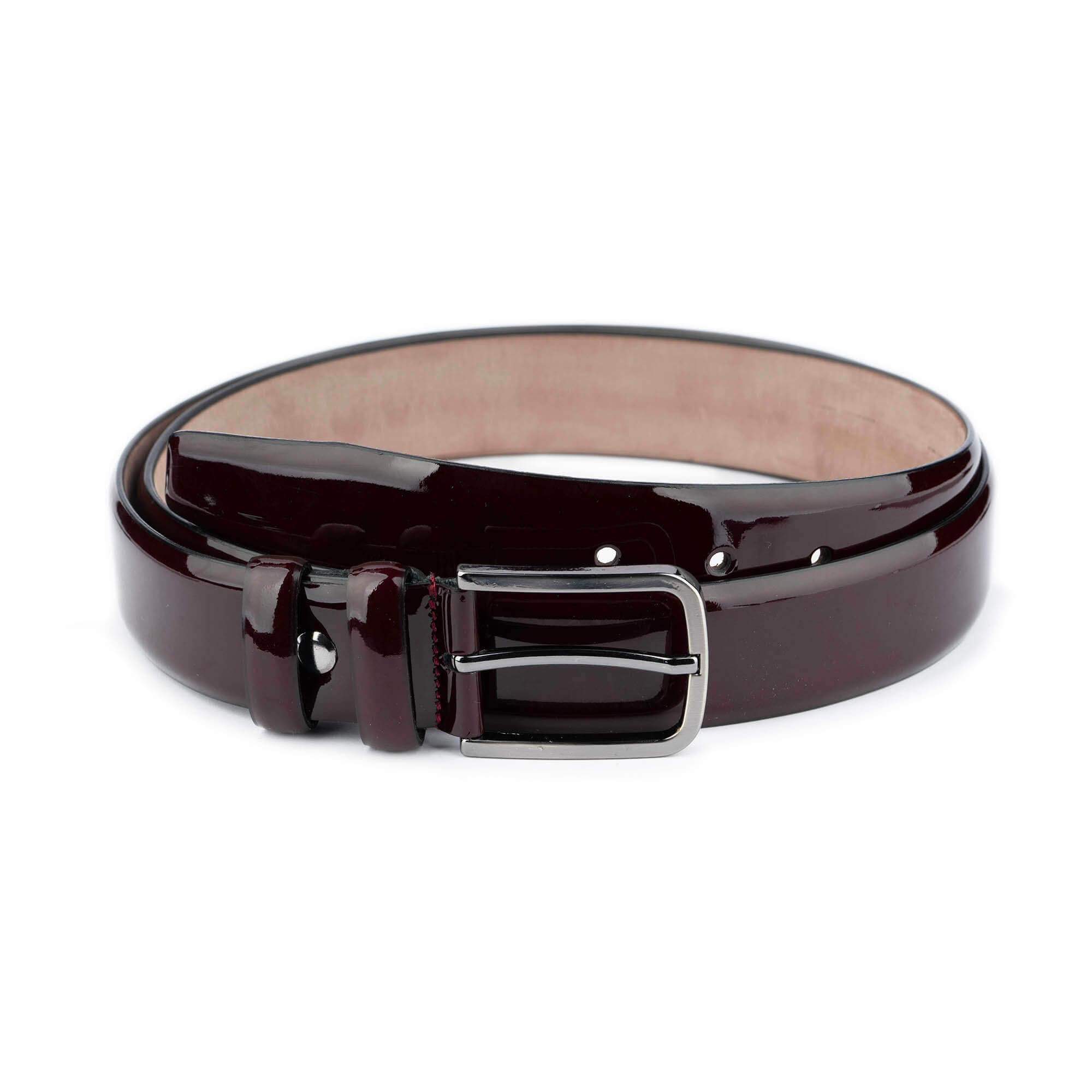 chinese dress ladies Burgundy Dress Belt | Horween Chromexcel Leather main image 0