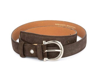 Veronica Beard Suede 100 % Genuine Leather Belt Size X  display picture 1