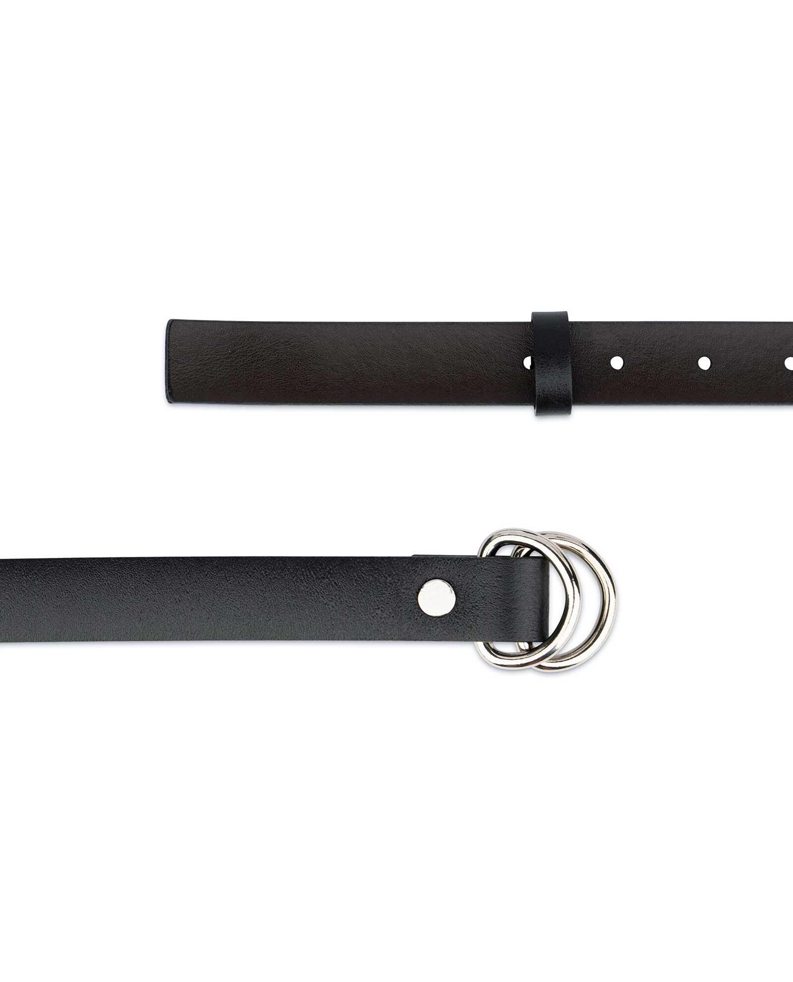 Leather D Ring Belt Mens D Ring Belt Double Loop Belt D Etsy