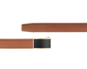 Dubulle - Cintura Da Uomo In Pelle Nera Italiana A Cricchetto Con Fibbia Automatica Di Lusso Motivo Marmo Oro E Argento Medium 117513413 - Foto 10