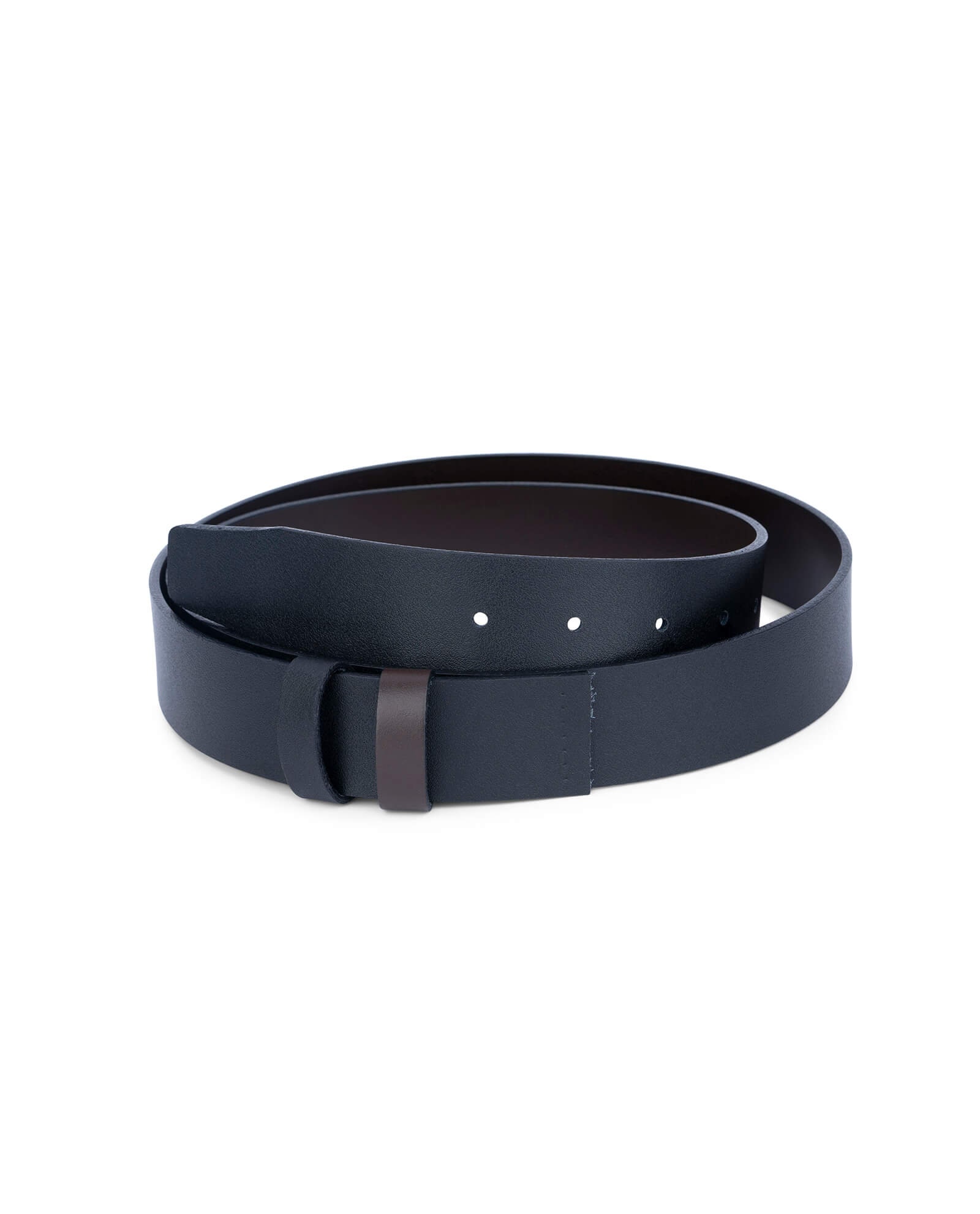 1 inch Belt Strap in Black Smooth Leather Replacement Mens buckles Italian 36" 1 inch Belt Strap in Black Smooth Leather Replacement Mens buckles Italian 36"