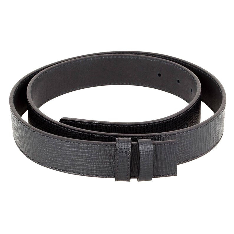Black Leather Belt Strap Replacement Belts Adjustable Italian Etsy