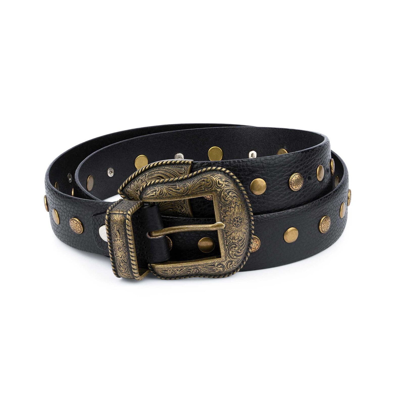 Studded Western Belt Black Studded Belt Studded Leather Etsy Singapore