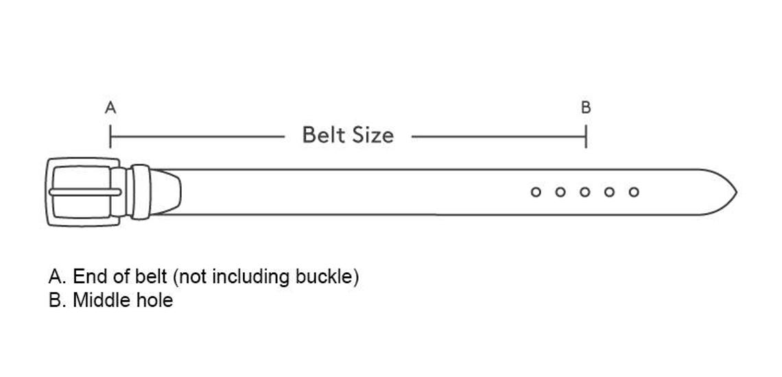 1 Inch Black Leather Belt With No Buckle Strap Smooth Etsy