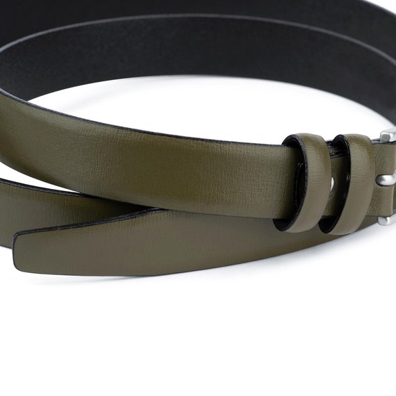 Cinturón verde de Con hebilla Cinturones para Etsy