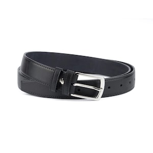 Full grain leather belt Black leather belt Mens belts Dress belt mens Formal belt for mens 3.0 cm Personalized gifts for him With photo