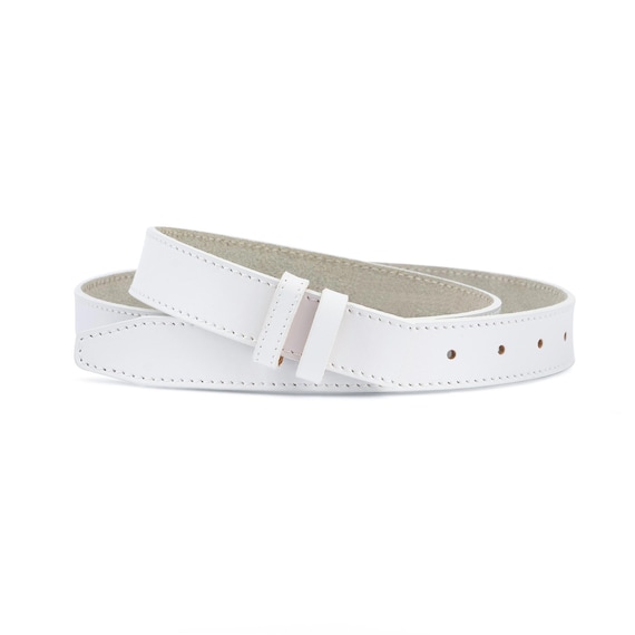 White golf belts for mens cheap