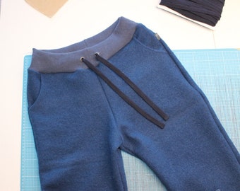 Men's walking trousers dark blue