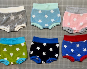 Short panties terry cloth stars 1-3 years