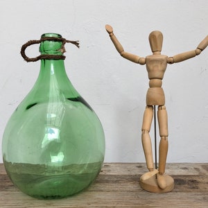Demijohn Vintage 5 liter  classic green glass bottle Glass Container Carboy