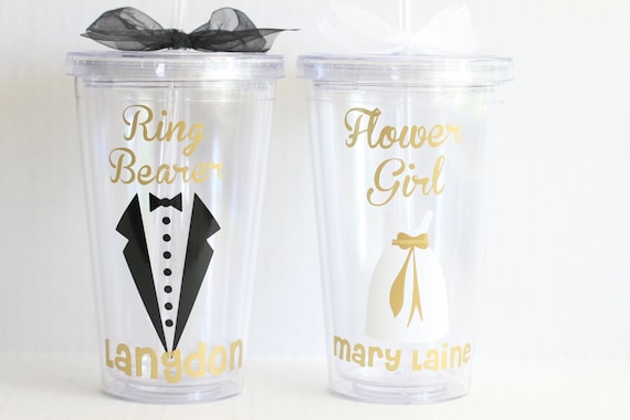 flower girl tumbler