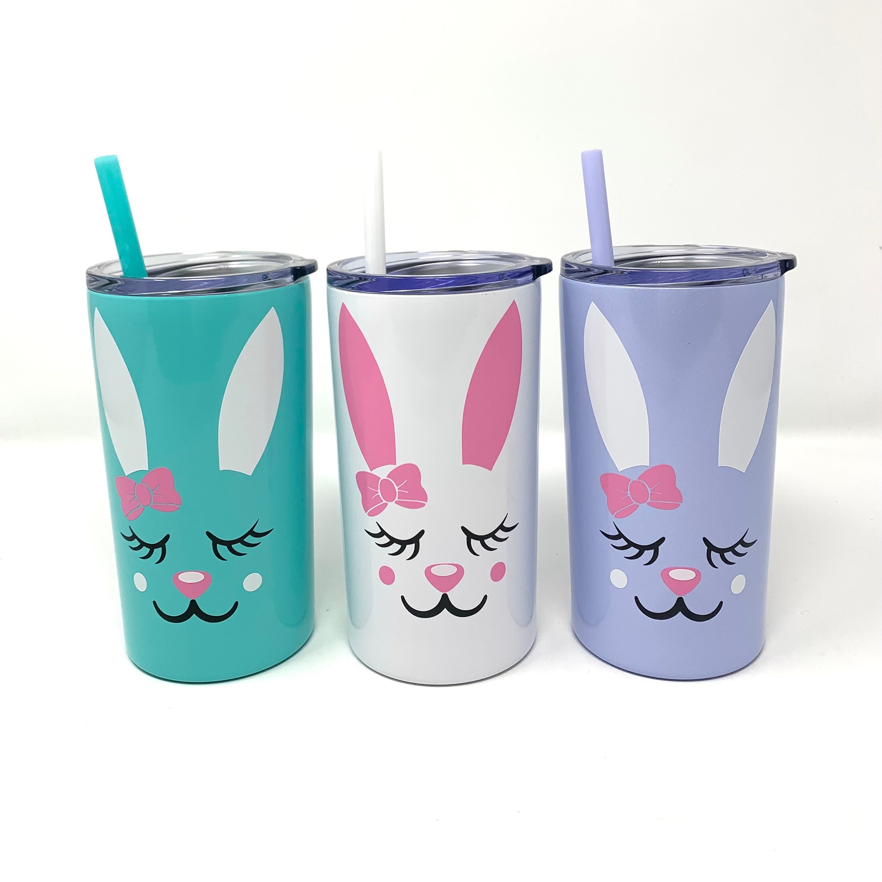  Personalized Easter Gift for Girls - Little Girl Easter Tumbler  - Easter Basket Cup with Bunny - Toddler Girl Easter Tumbler-Boy Easter  Gift (Purple) : Handmade Products