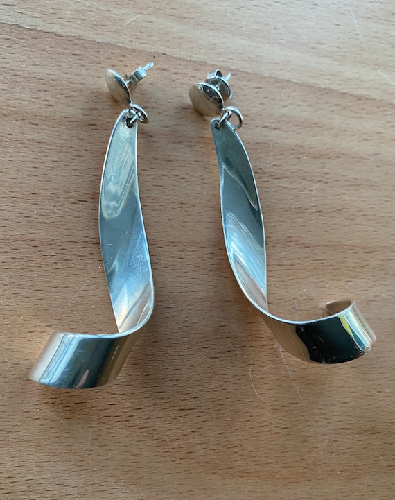 Stunning Irish Silver Earrings by Seamus Gill 1996