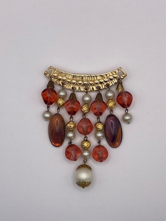 Collier Ancien Signé DLH Déposé - Années 1940/50, Vintage, Pour Les Amateurs De Bijoux Rétro