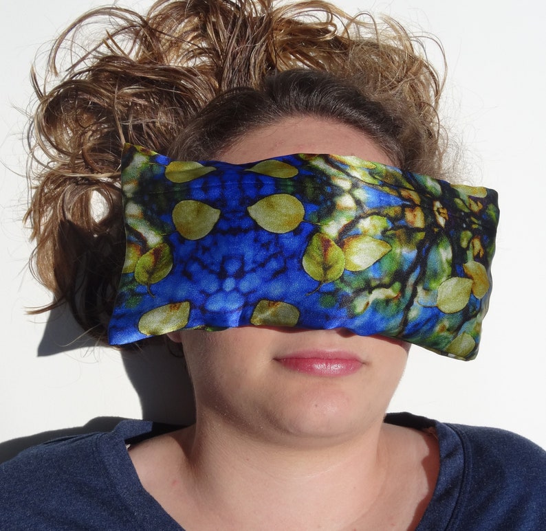 Relaxation Eye Pillow Aromatherapy Eye Mask Pillows Silk Etsy