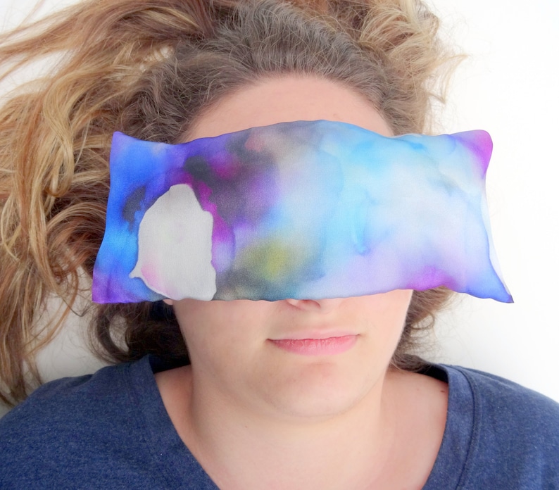 Relaxation Eye Pillow Aromatherapy Eye Mask Pillows Silk Etsy UK