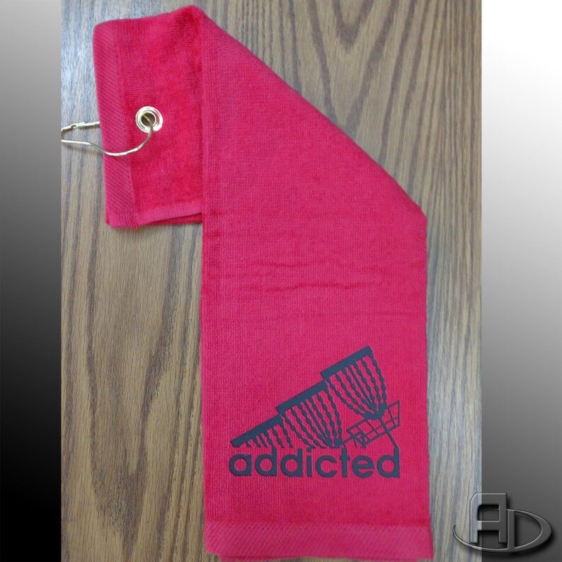 Disc Golf Addicted Disc Golf Towel Anhyzer Designs Etsy