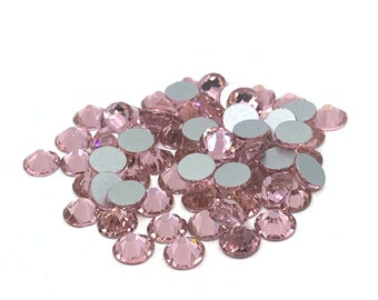Rose (209) Swarovski 2088 XIRIUS 20ss Crystal Flatbacks No-hotfix
