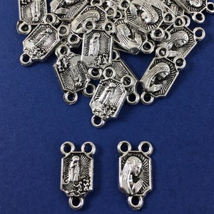 Rosary Centerpiece, Holy Medal, Wholesale, Rosary parts, 20 pcs, Rosary Connector, rosary charms, rosary component, rosary supply, catholic