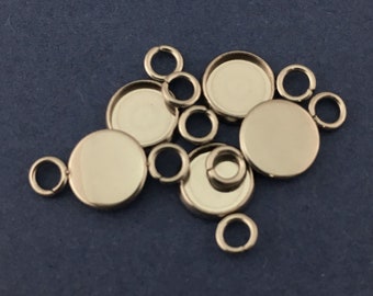 Alloy Connector, Silver Round with Curves Connector, Pack of 12, Tibetan Style Alloy Round Connector, Canadian Supplier