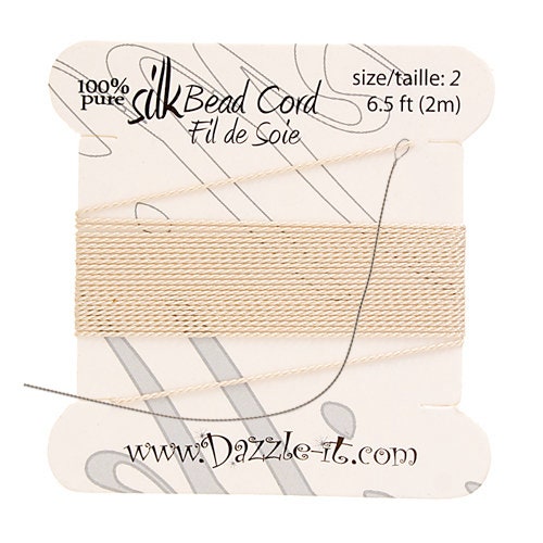 Griffin Pure Silk Thread Card 2 Meters All Colors and Sizes Needle