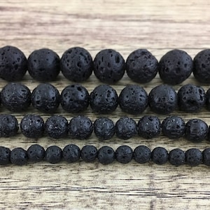 8mm Lava beads, 8mm Lava Bead,  gem stone, natural stones, Lava beads 8mm, 0.8mm hole size, wholesale beads, Canadian supply, volcano beads