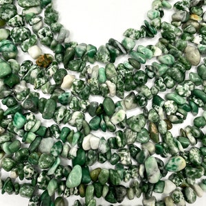 Australian Jade Chips, Gemstone Drilled beads, Natural Jade bead, Jewelry making beads, Irregular gemstones with holes, Bellaire Wholesale