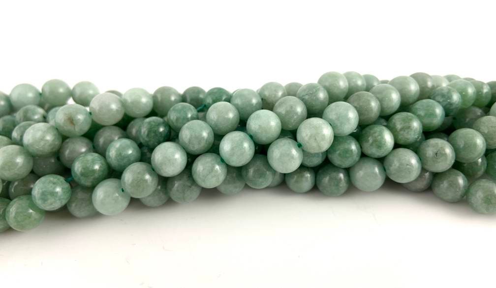 Chateau Green Jade Stone Good Luck Jade Bead Natural Jade Etsy Canada