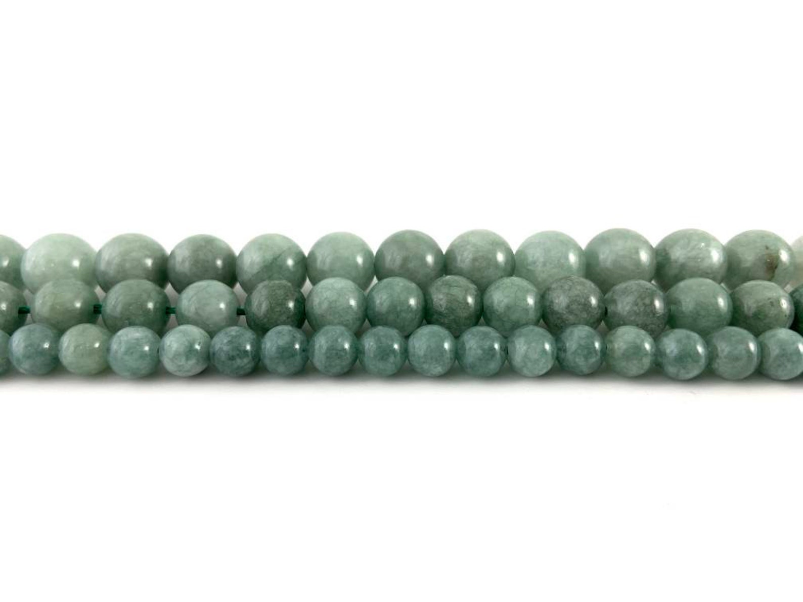 Chateau Green Jade Stone Good Luck Jade Bead Natural Jade Etsy Canada