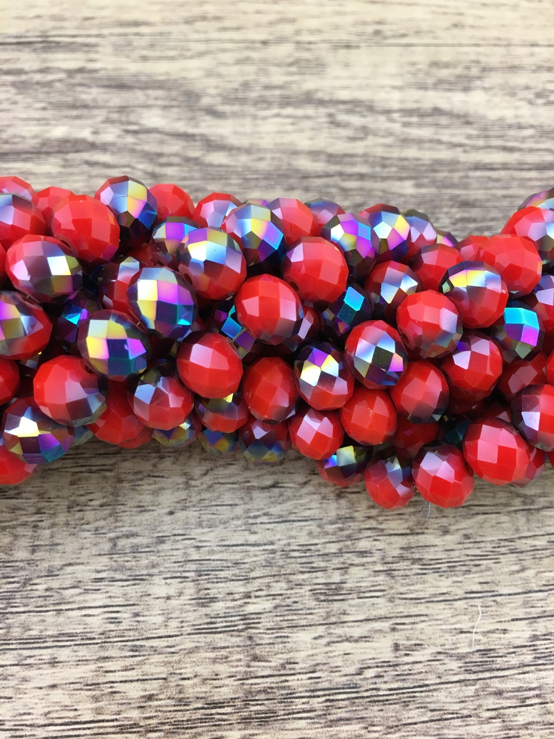 10x6mm Flat Round Glass Beads With Big Hole 2.5mm Hole Size 30 Pieces  Abacus Shape Beads Rondelle Seed Beads Donut Seed Beads 