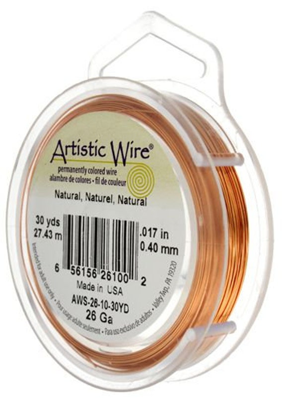 ART WIRE 18G Lead Nickel Safe Natural Copper, 18G, 20G, 24G, 26G, Artistic wire, wire to wrap stones, Stone Wrapping wire, Canadian Supplier