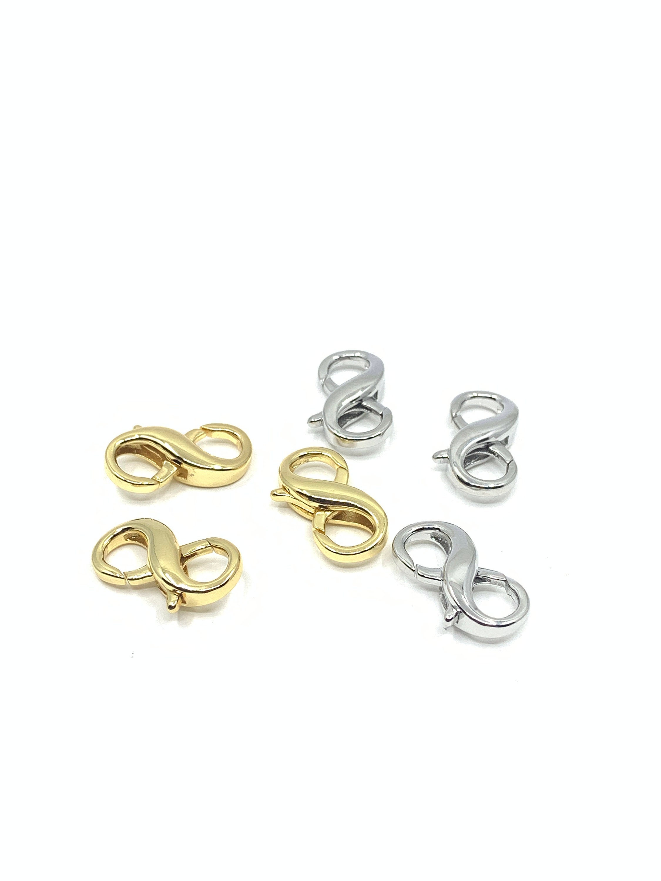 Infinity Charm Lock, Infinity Charm Holder, 2 Sided, Spring Lock ...