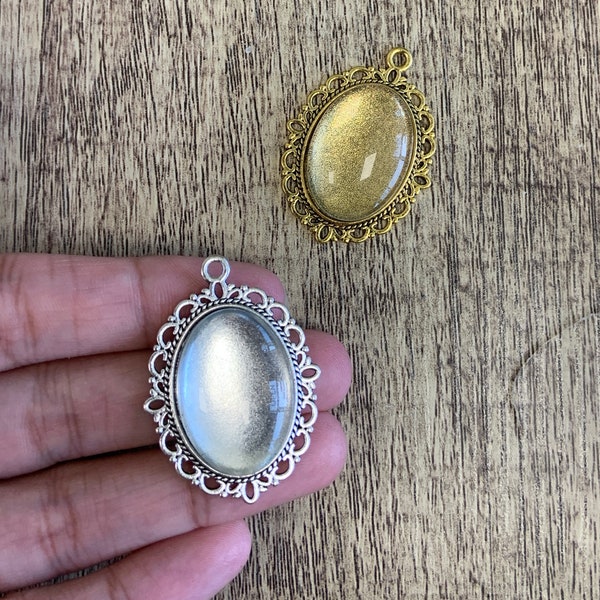 Picture Frame Pendant Etsy