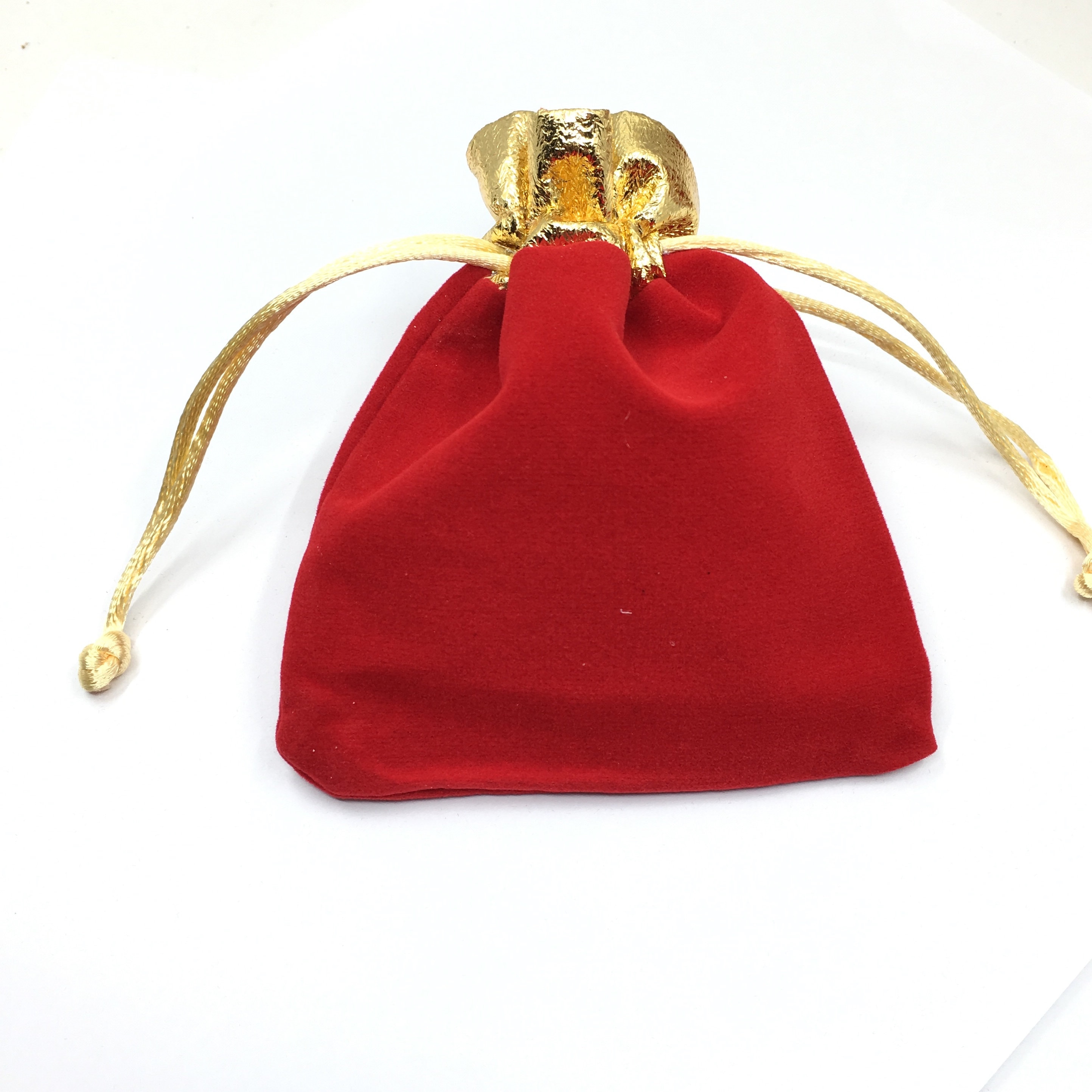 yellow Velvet Bags Small Jewelry Bag Bracelet Candy Jewelry Packaging Bags  Wedding Drawstring Pouch Gift Bag