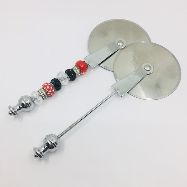 European Beadable Pizza Cutter, Decorative Pizza Cutter, Fancy Pizza Cutter, Without Beads, Canadian Supplier, Bellaire Wholesale