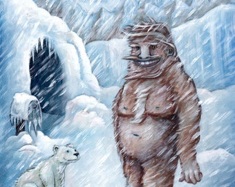 The Abominable Snowman - Limited Edition Archival Art Print