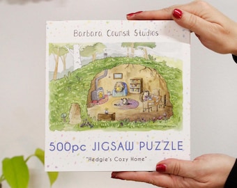 Jigsaw Puzzle Hedgehog Home